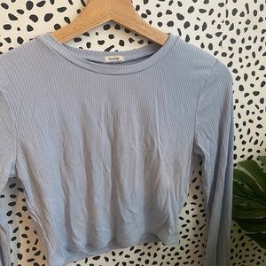 Light Blue Long Sleeve Top Garage